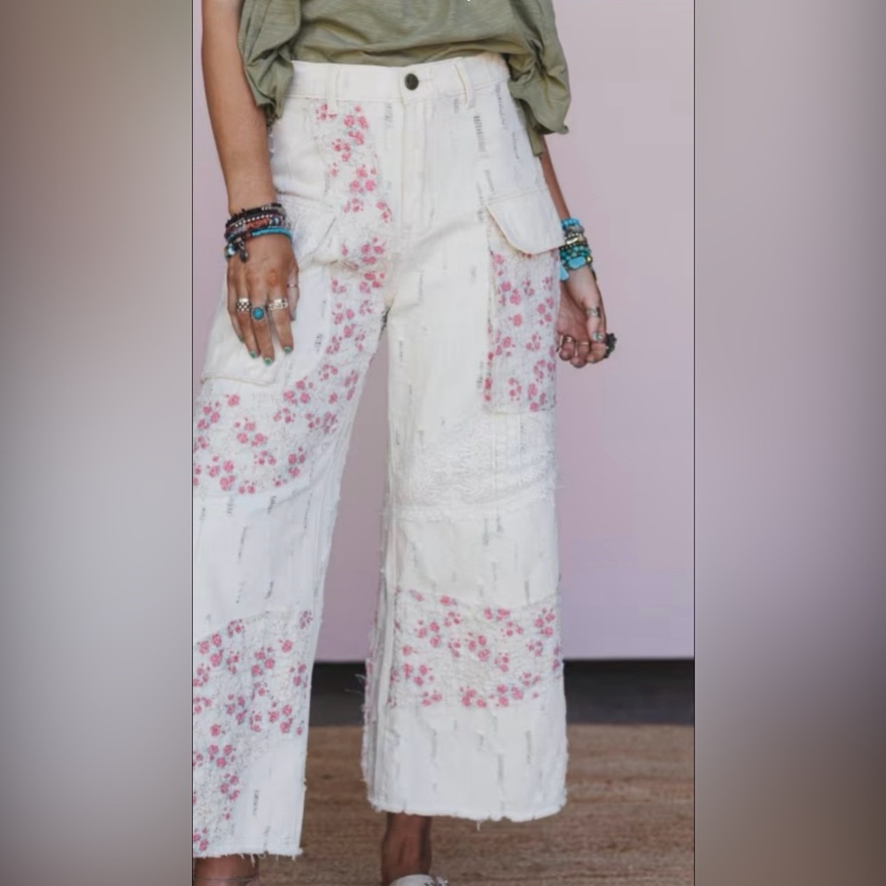 ❤️‍🔥LAST CHANCE ❤️‍🔥POL Floral pant NWOT